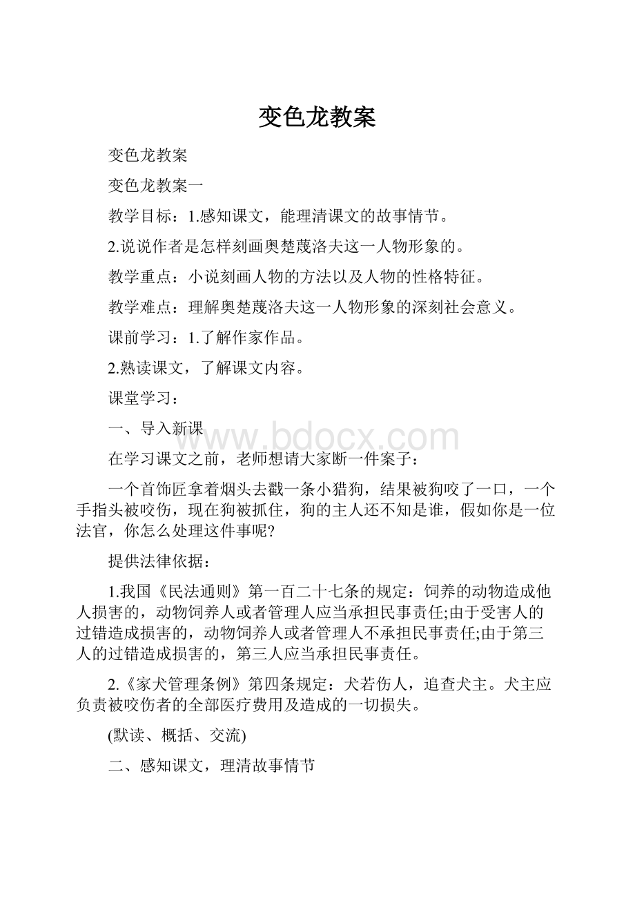 变色龙教案Word文档下载推荐.docx