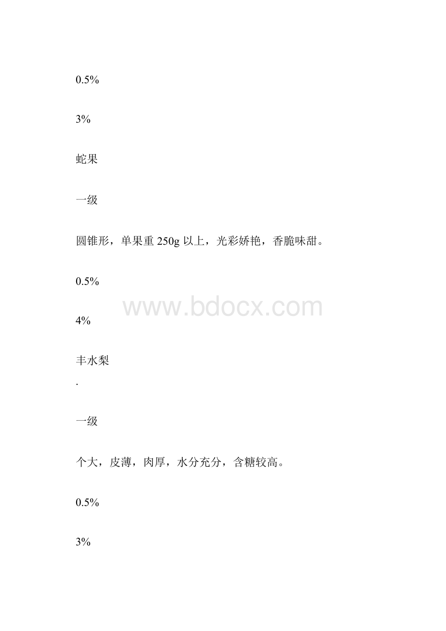 生鲜蔬果采购收货标准规定Word文档格式.docx_第2页