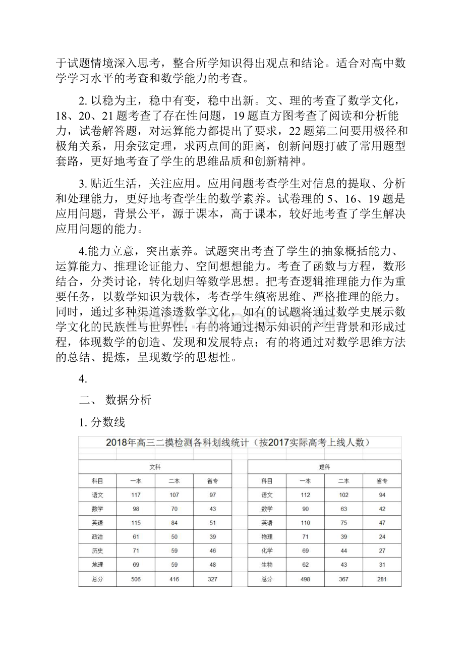 开封市高三二模数学分析及教学建议.docx_第2页