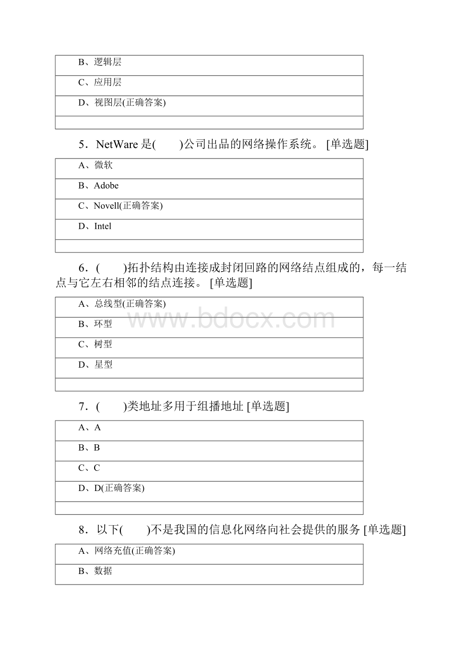 信息通信运行管理员高级工理论第四套含答案.docx_第2页