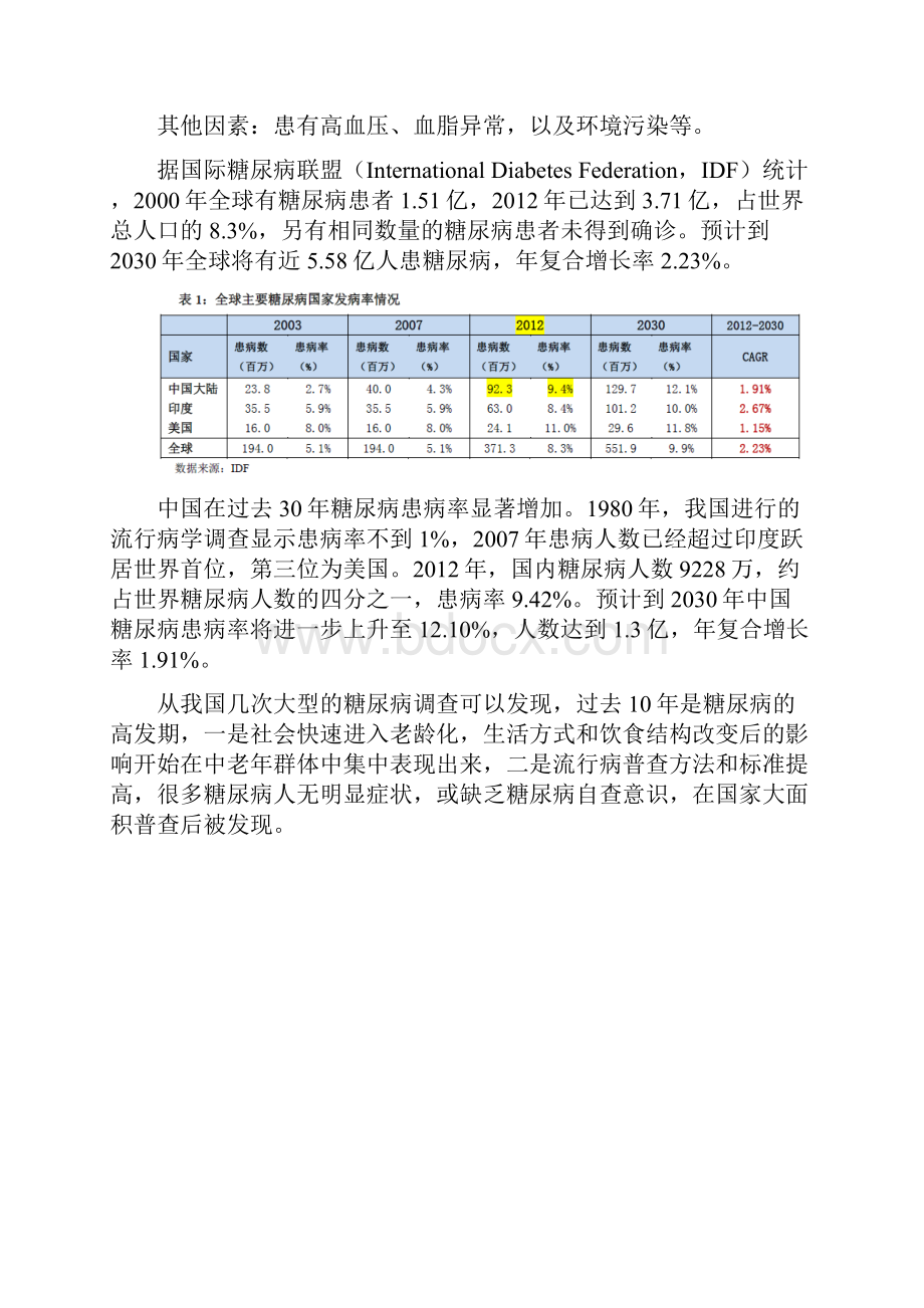 血糖仪行业市场发展研究分析报告文档格式.docx_第3页