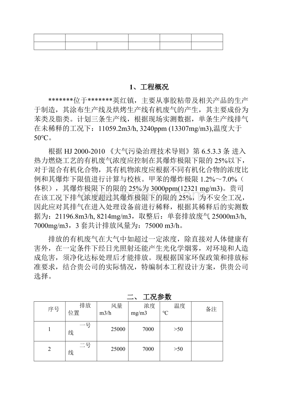 RTO处理有机废气方案说课讲解.docx_第2页