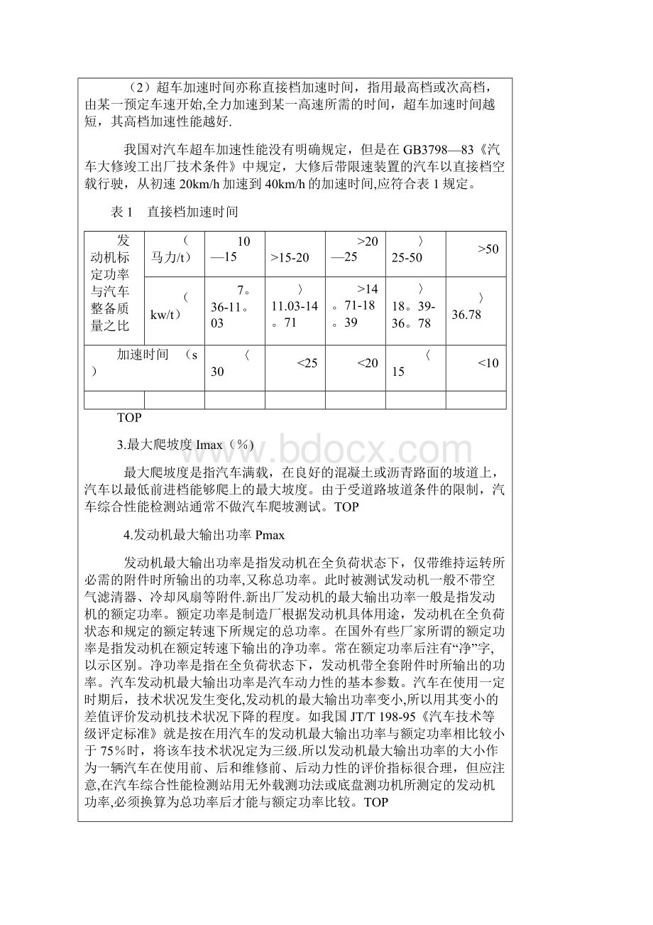 汽车动力性检测项目及检测方法Word格式.docx_第2页