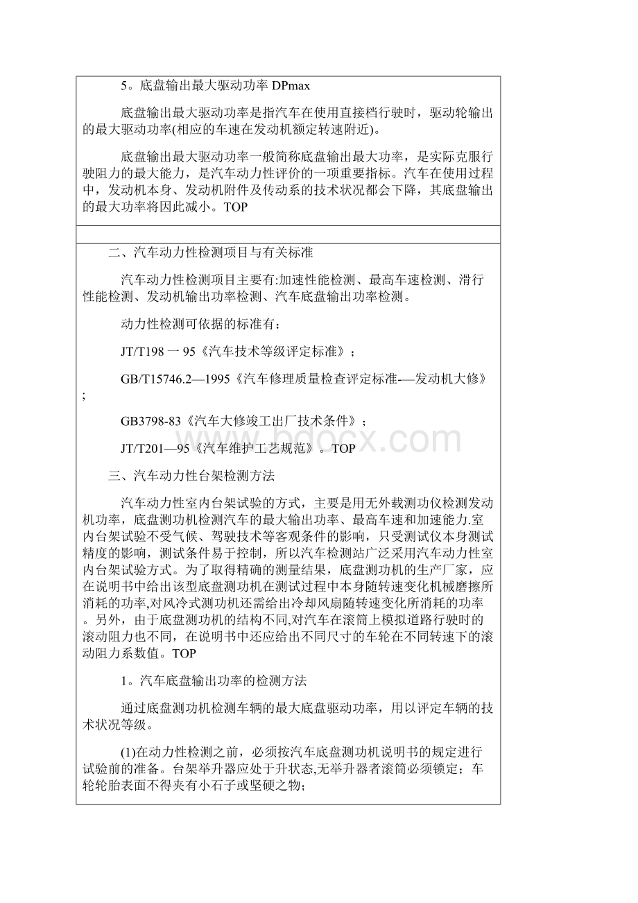 汽车动力性检测项目及检测方法Word格式.docx_第3页