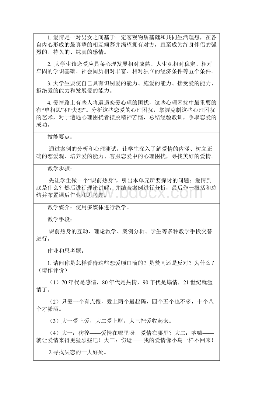 大学生心理健康教育课程教案文档格式.docx_第2页