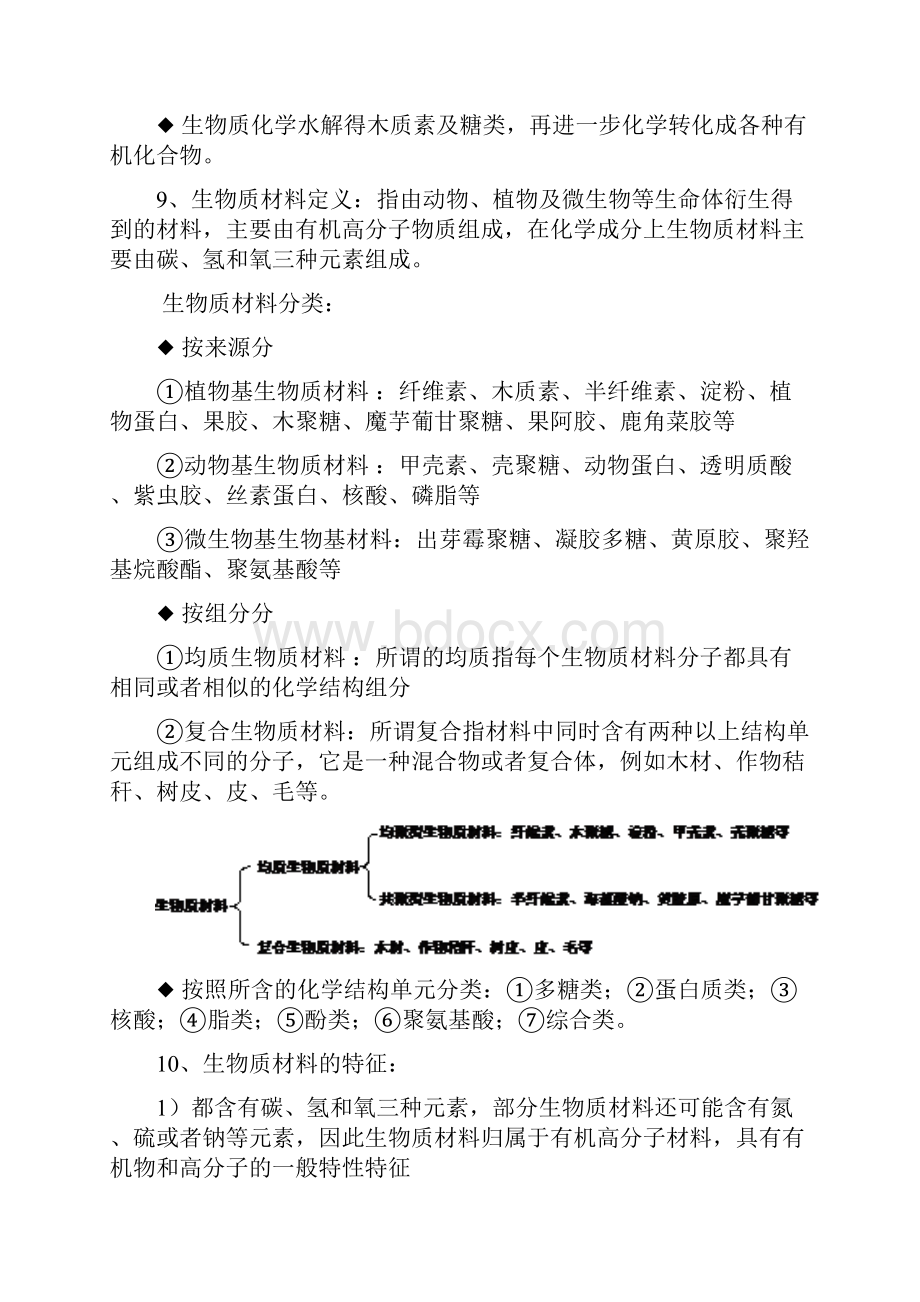 生物质化工与生物质材料复习重点1214剖析.docx_第3页