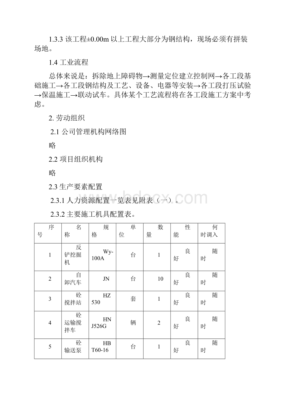 氧化铝赤泥沉降部分施工组织设计.docx_第3页