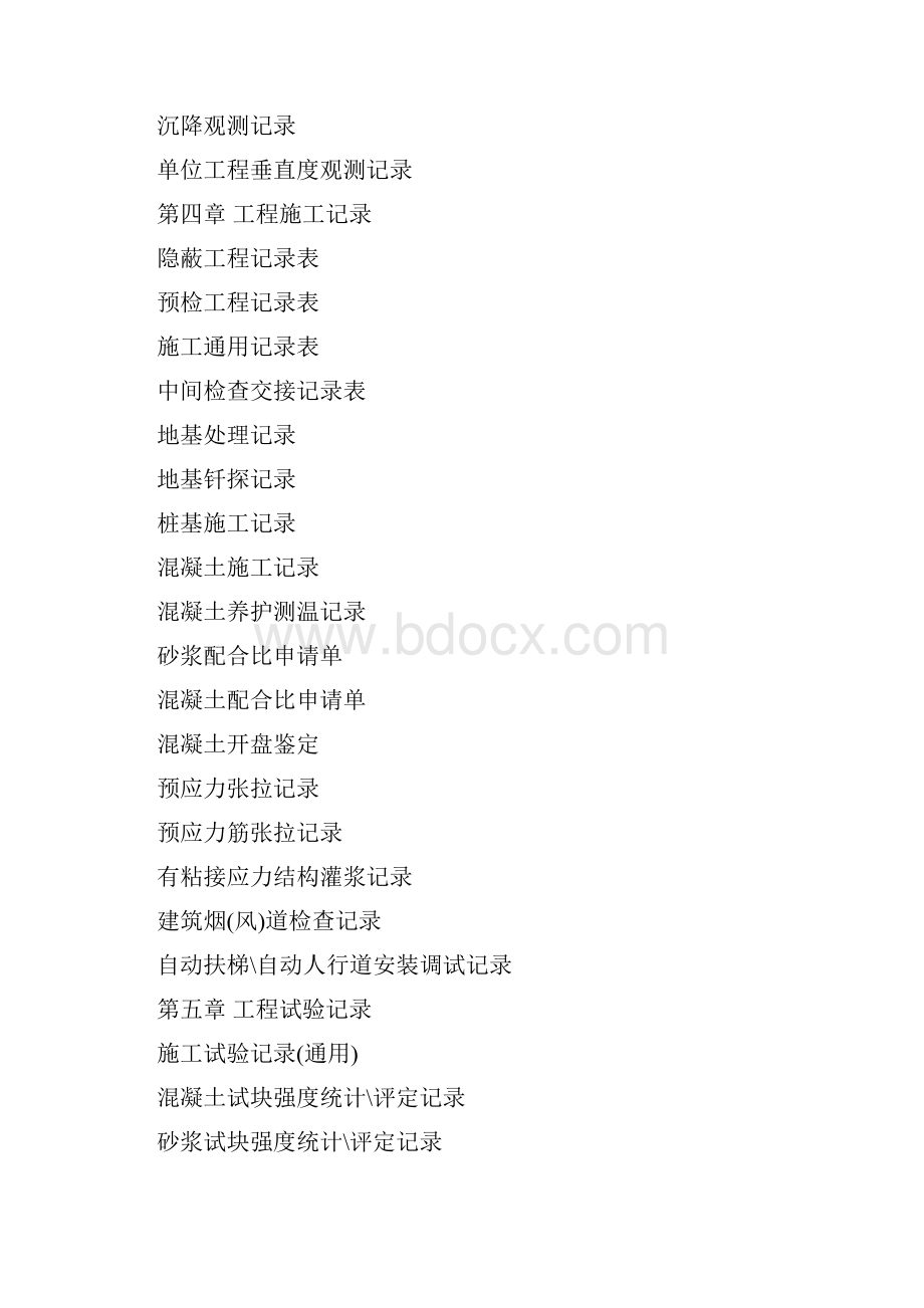 建筑工程开工到竣工验收资料及表格全套doc.docx_第2页