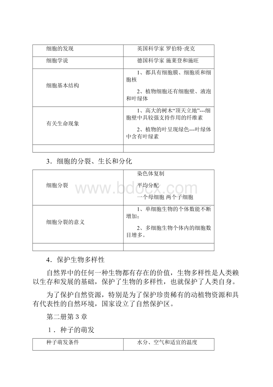 中考科学二轮复习之生物部分知识点+练习Word文档下载推荐.docx_第2页