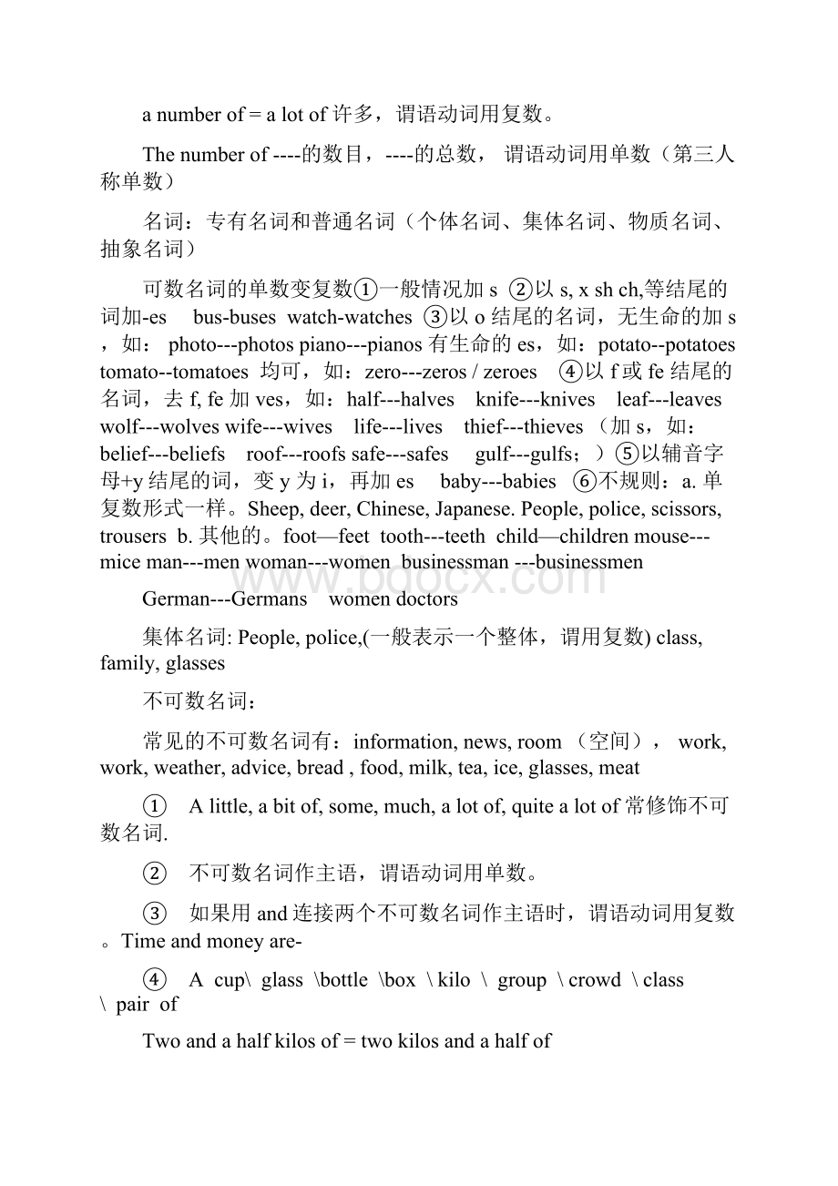 初中英语总复习知识点归纳基本全了1Word格式文档下载.docx_第3页