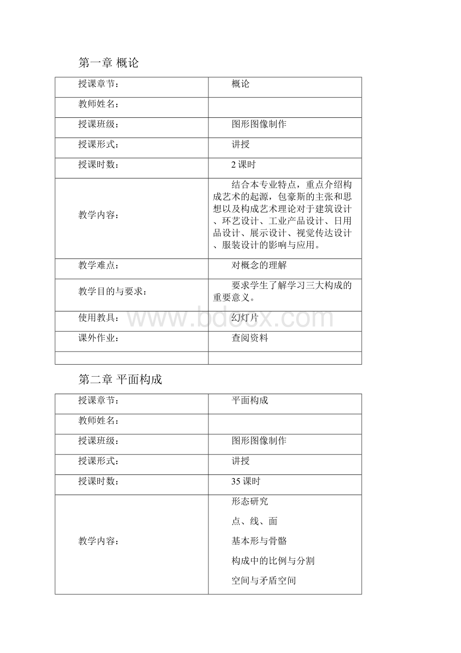 三大构成课程教学设计 1文档格式.docx_第2页