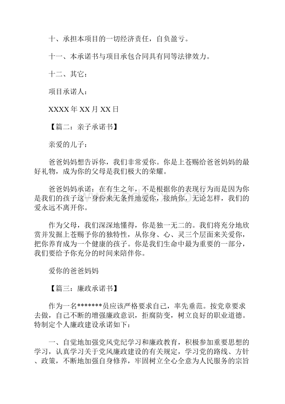 承诺书Word格式文档下载.docx_第2页