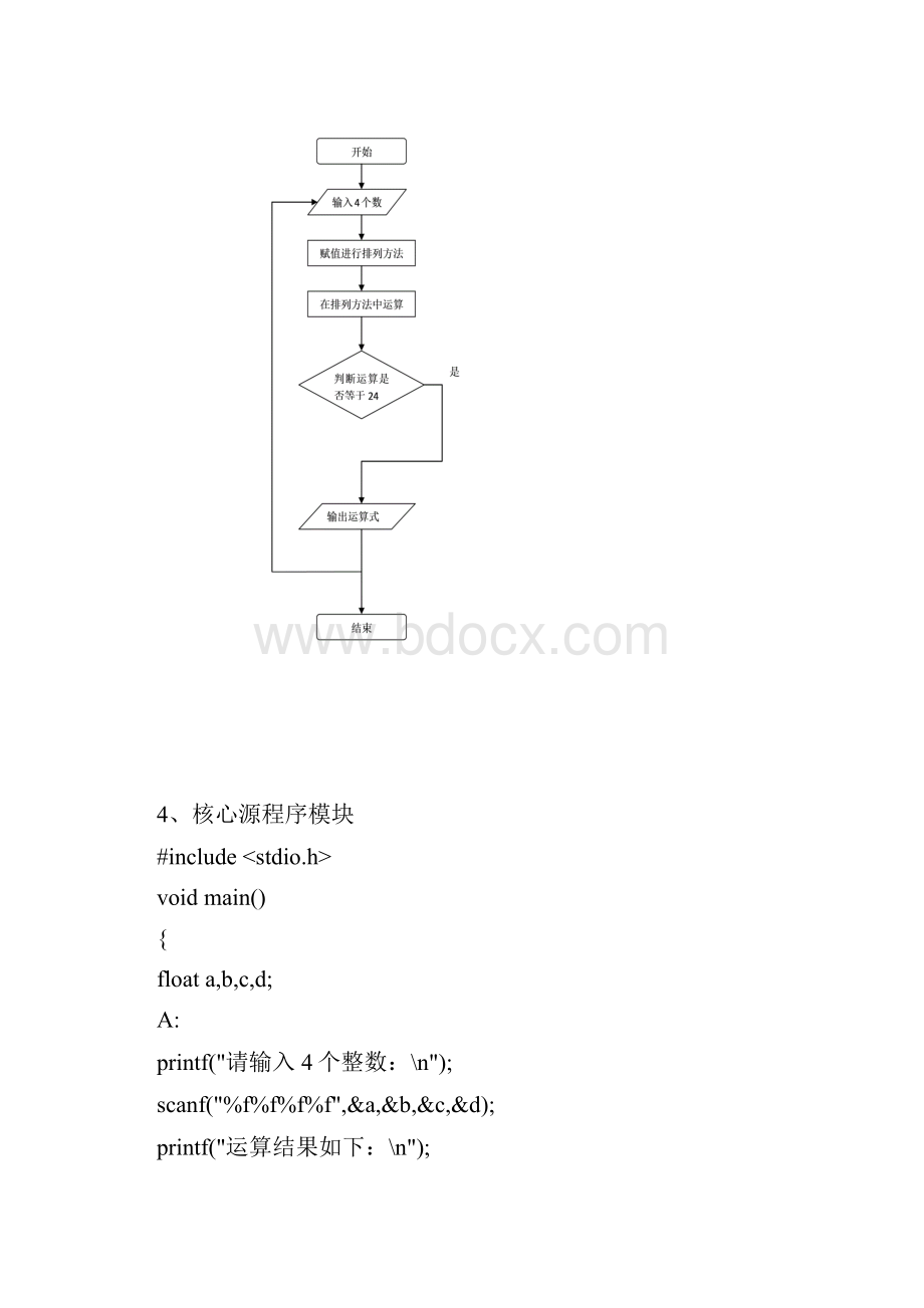 24点游戏程序设计报告.docx_第3页