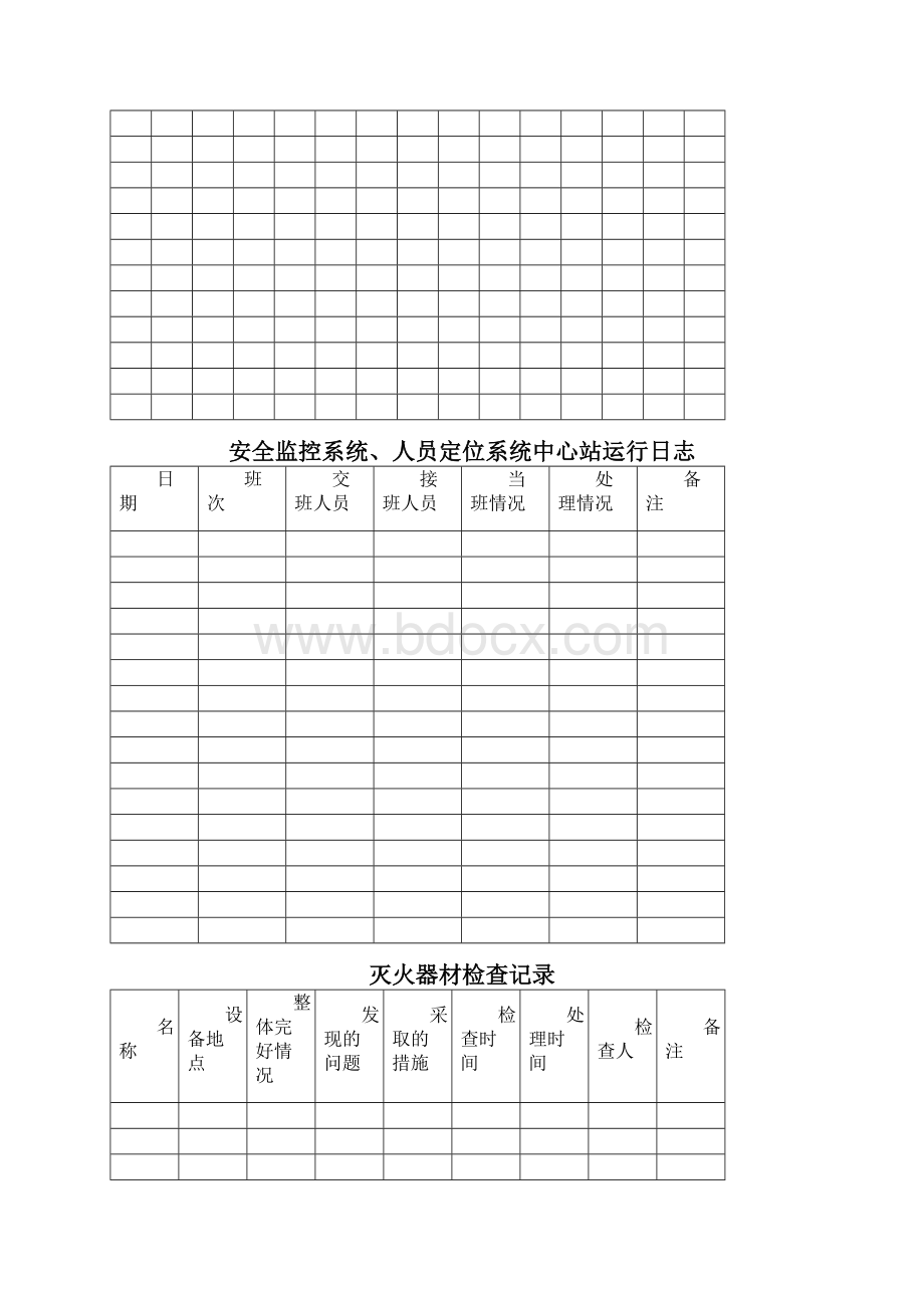 安全监控各种台帐Word文档格式.docx_第3页