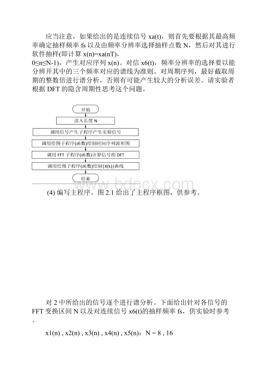 数字信号处理实验二用FFT做谱分析.docx_第2页