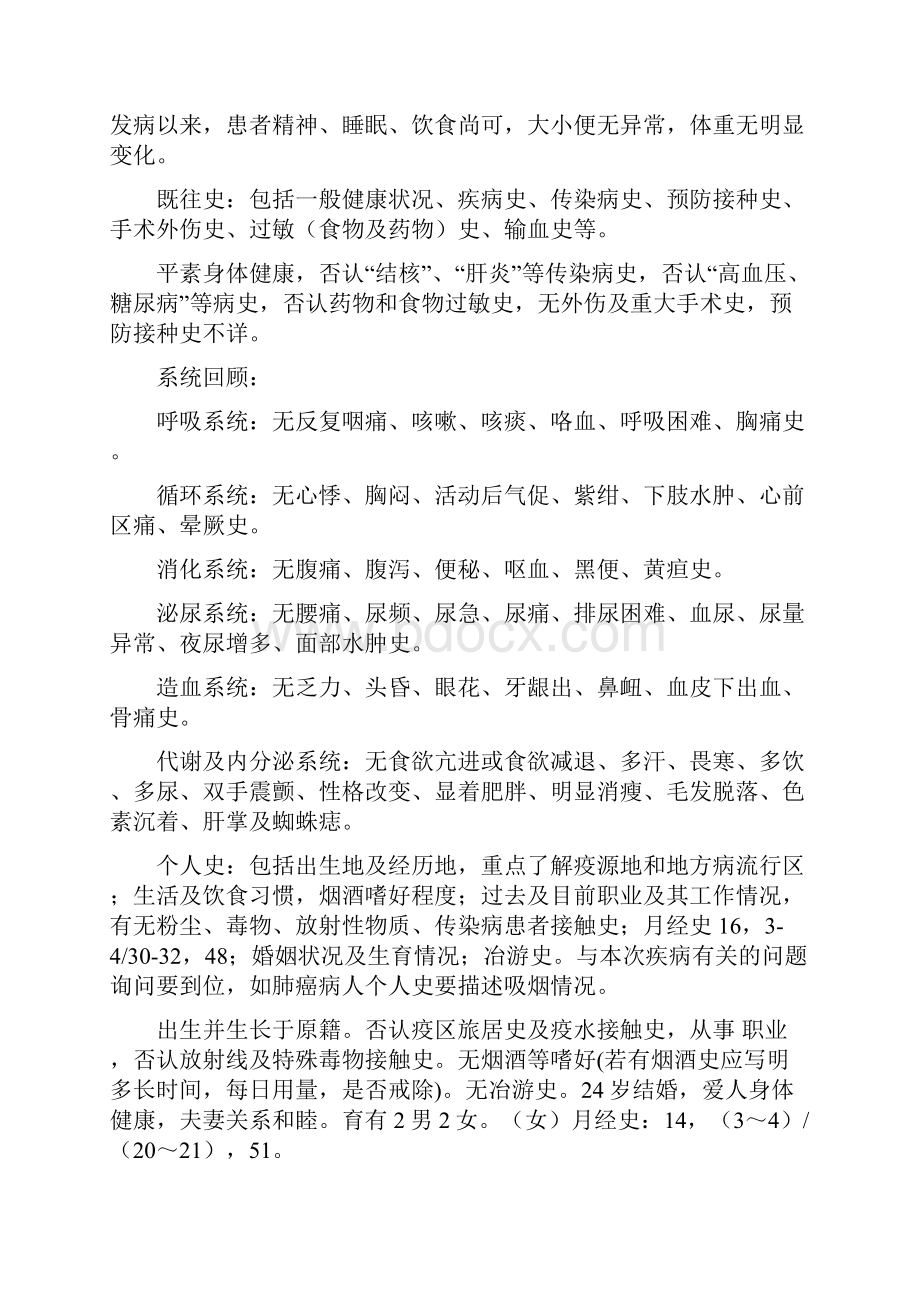 入院记录模板文档格式.docx_第2页