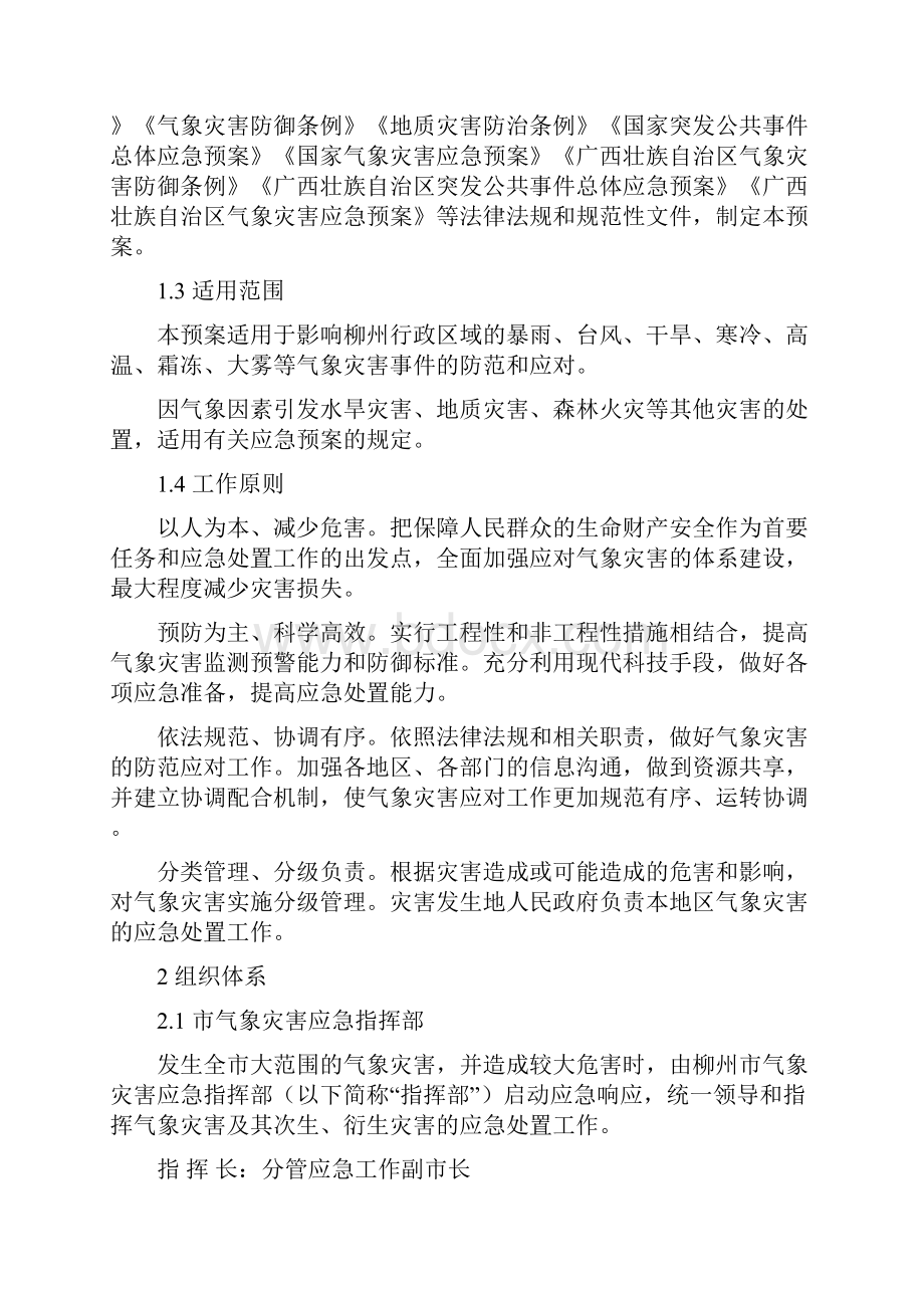 柳州市气象灾害应急预案修订Word格式文档下载.docx_第3页