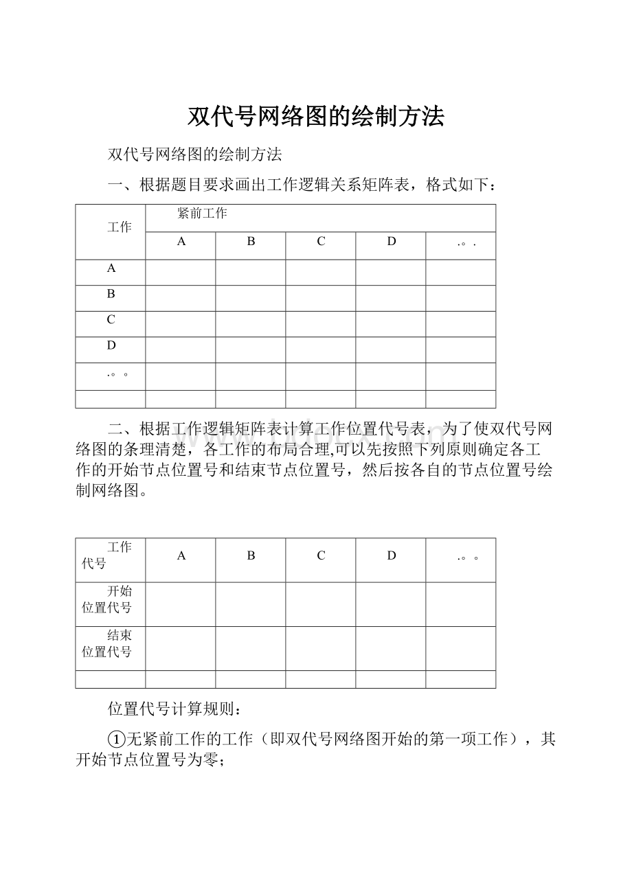 双代号网络图的绘制方法.docx