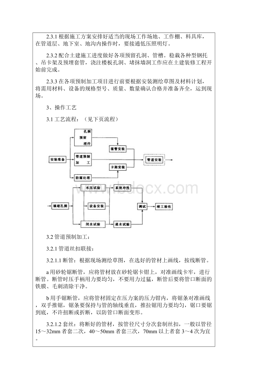 暖卫管道安装质量管理Word文档格式.docx_第2页