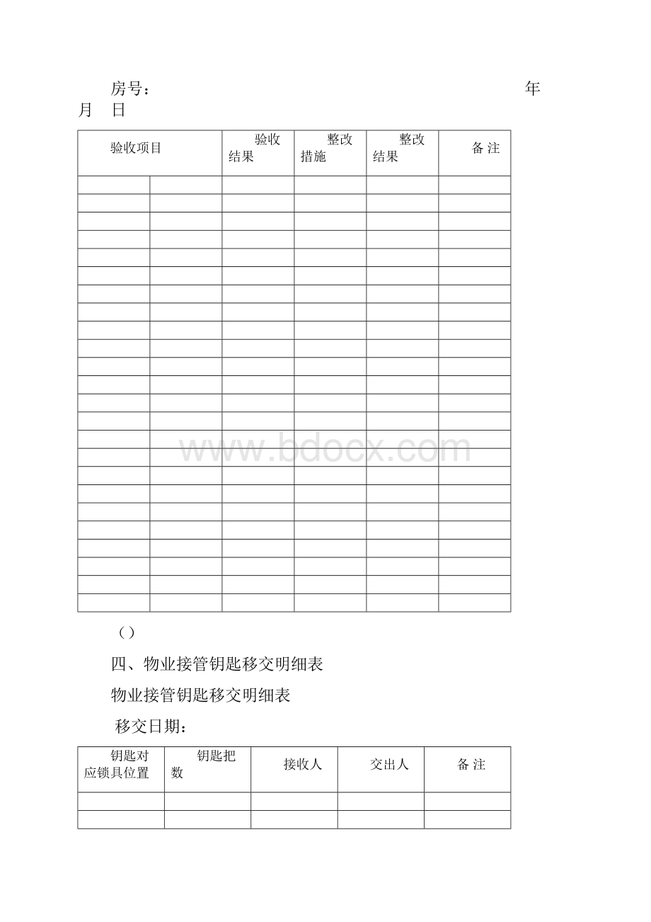 物业服务管理表格.docx_第3页