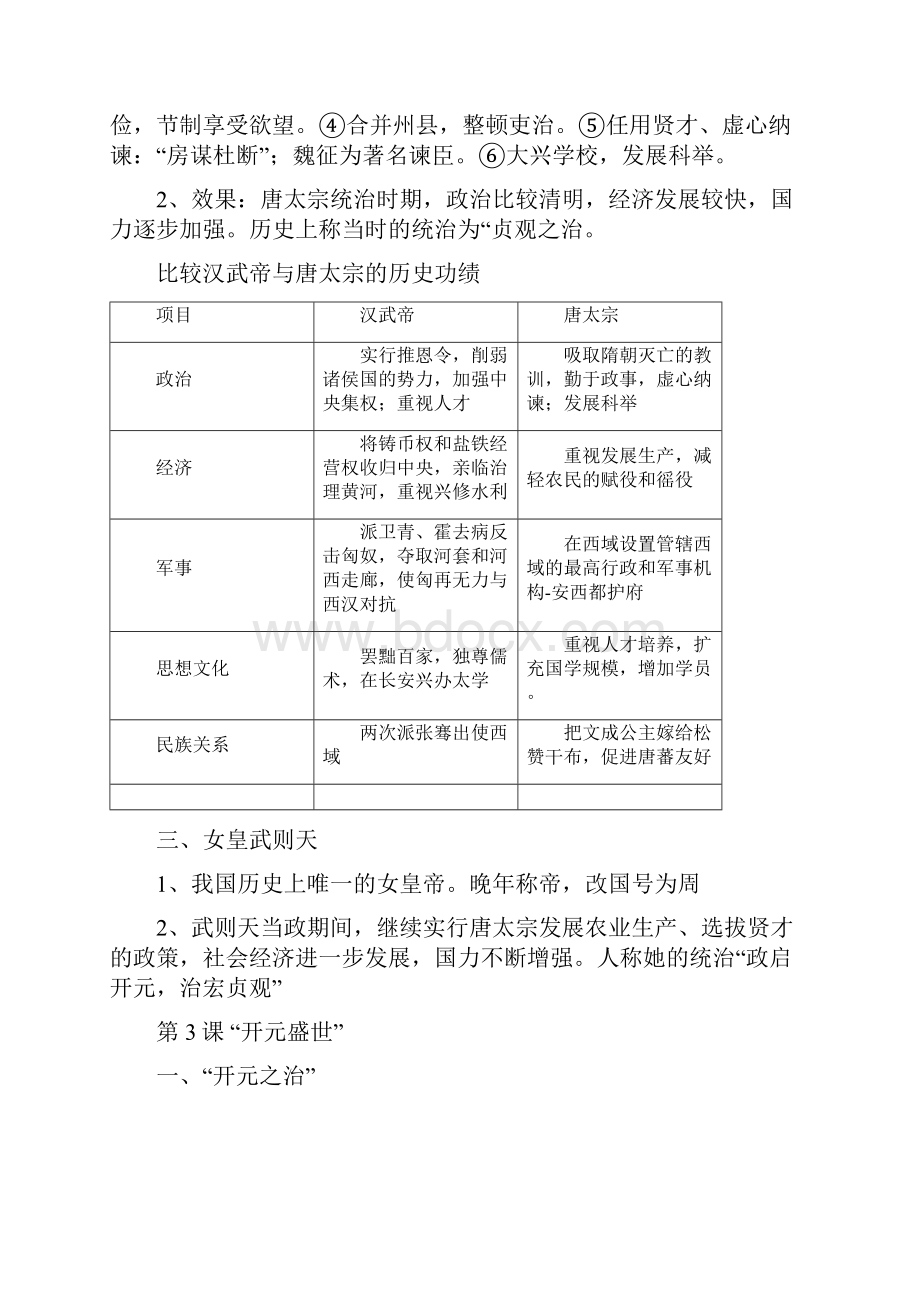 七年级历史下册复习要点Word下载.docx_第2页