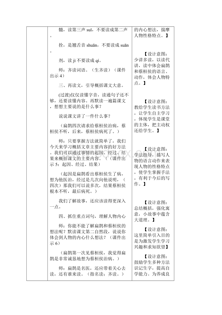 部编版人教版四年级语文上册《27 故事二则》教案教学设计Word文件下载.docx_第3页