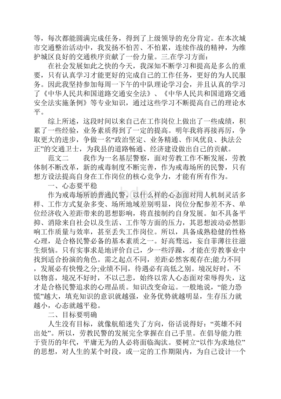 XX年警察工作总结报告.docx_第2页