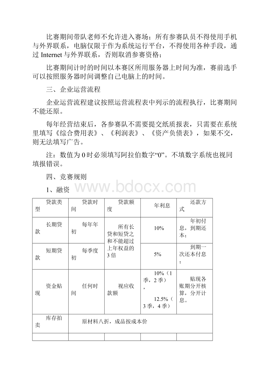 湖南省中职沙盘模拟企业经营赛项规则第5套.docx_第2页