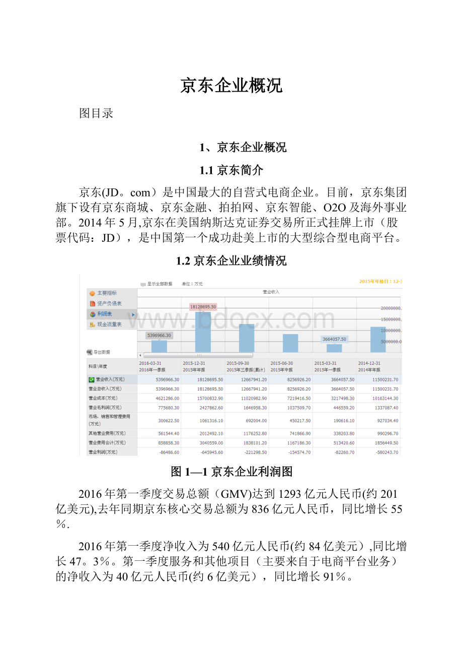 京东企业概况.docx_第1页