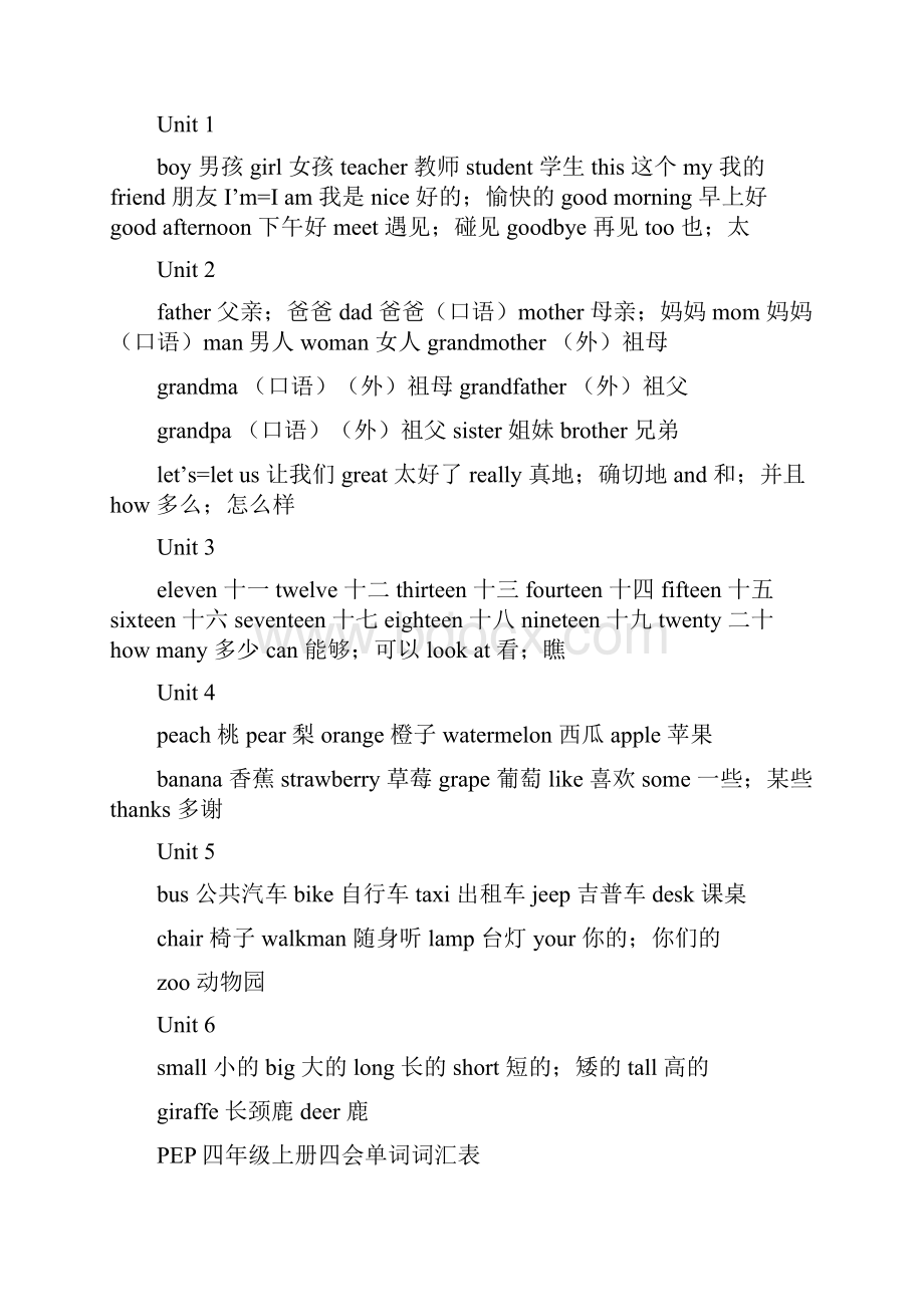 PEP小学英语单词总汇和重点句型.docx_第2页