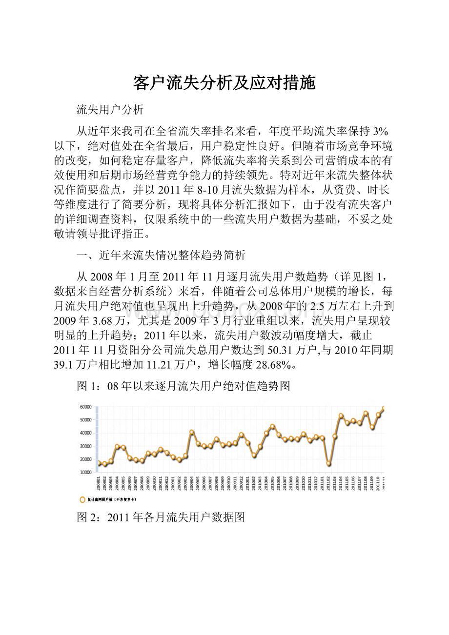 客户流失分析及应对措施Word下载.docx