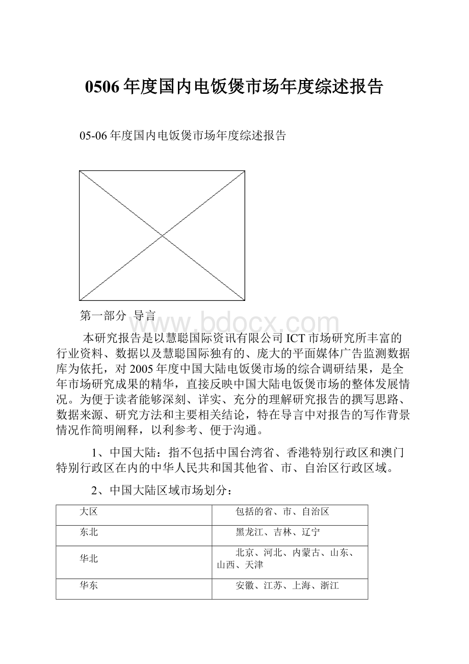 0506年度国内电饭煲市场年度综述报告.docx