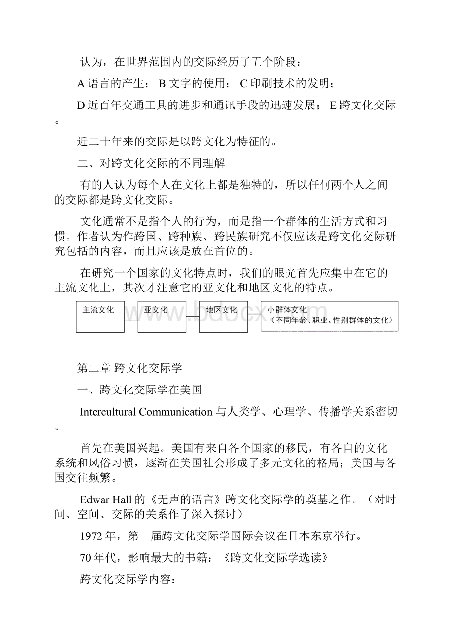 跨文化交际学概论期末中英Word文件下载.docx_第2页