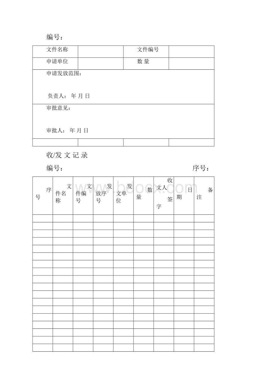 ISO9001质量管理体系表格.docx_第2页