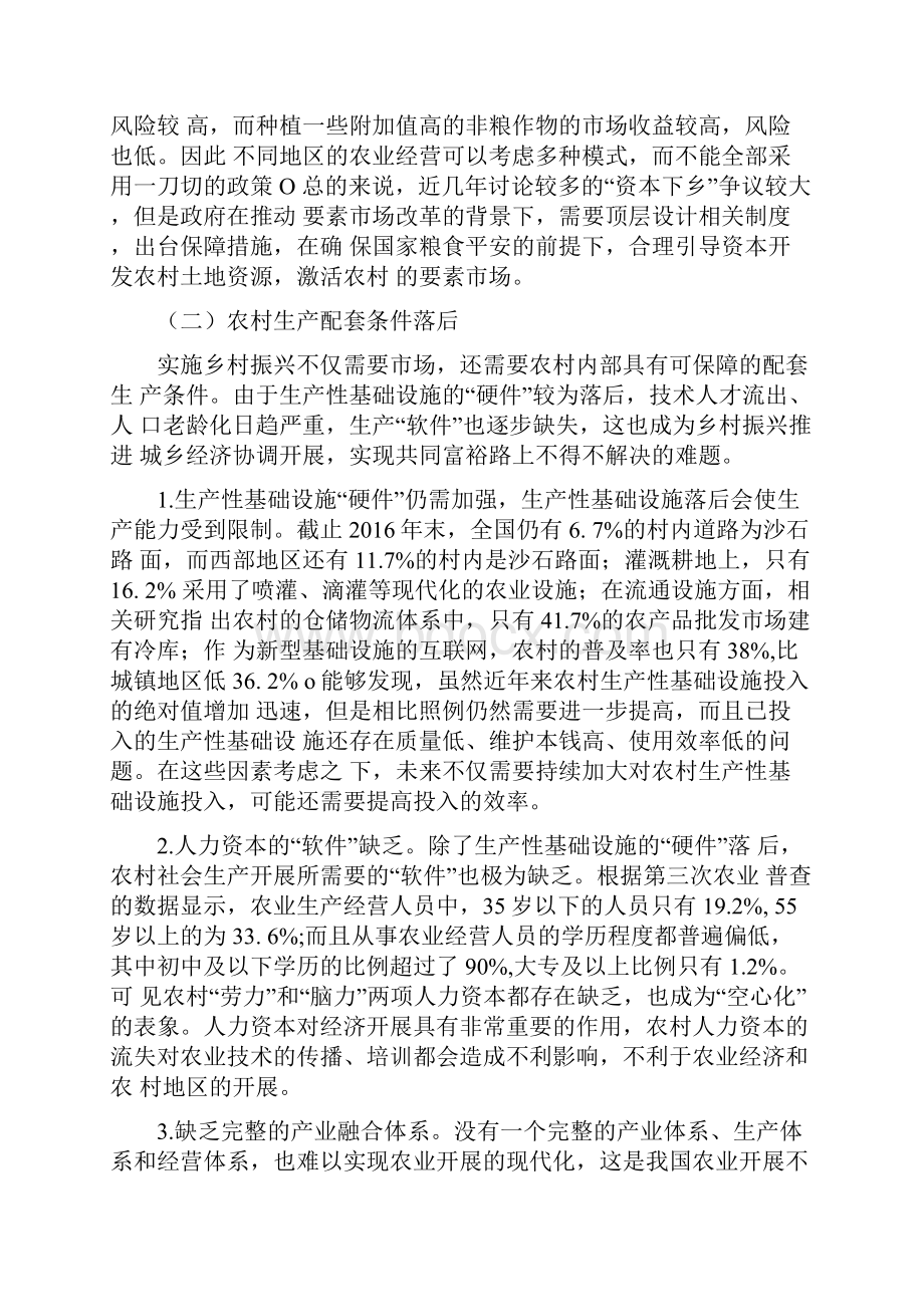 共同富裕路上的乡村振兴的问题挑战与建议.docx_第3页