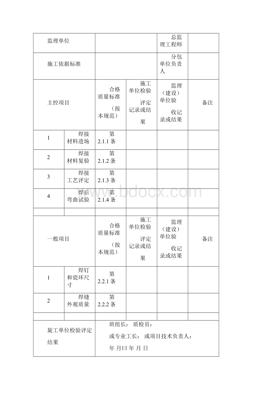 钢结构质量检验记录表.docx_第3页