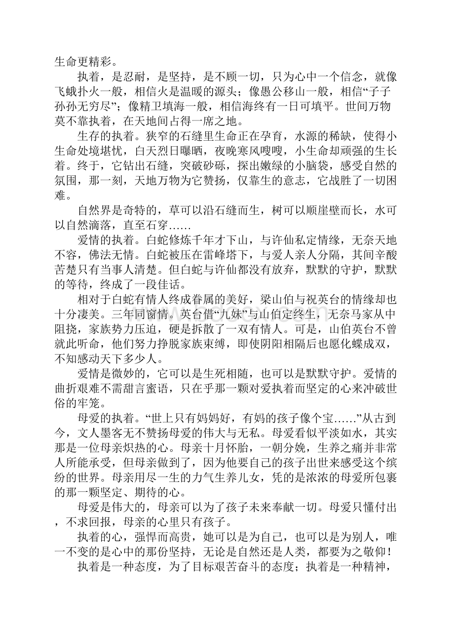 以执着为话题的作文八篇.docx_第2页