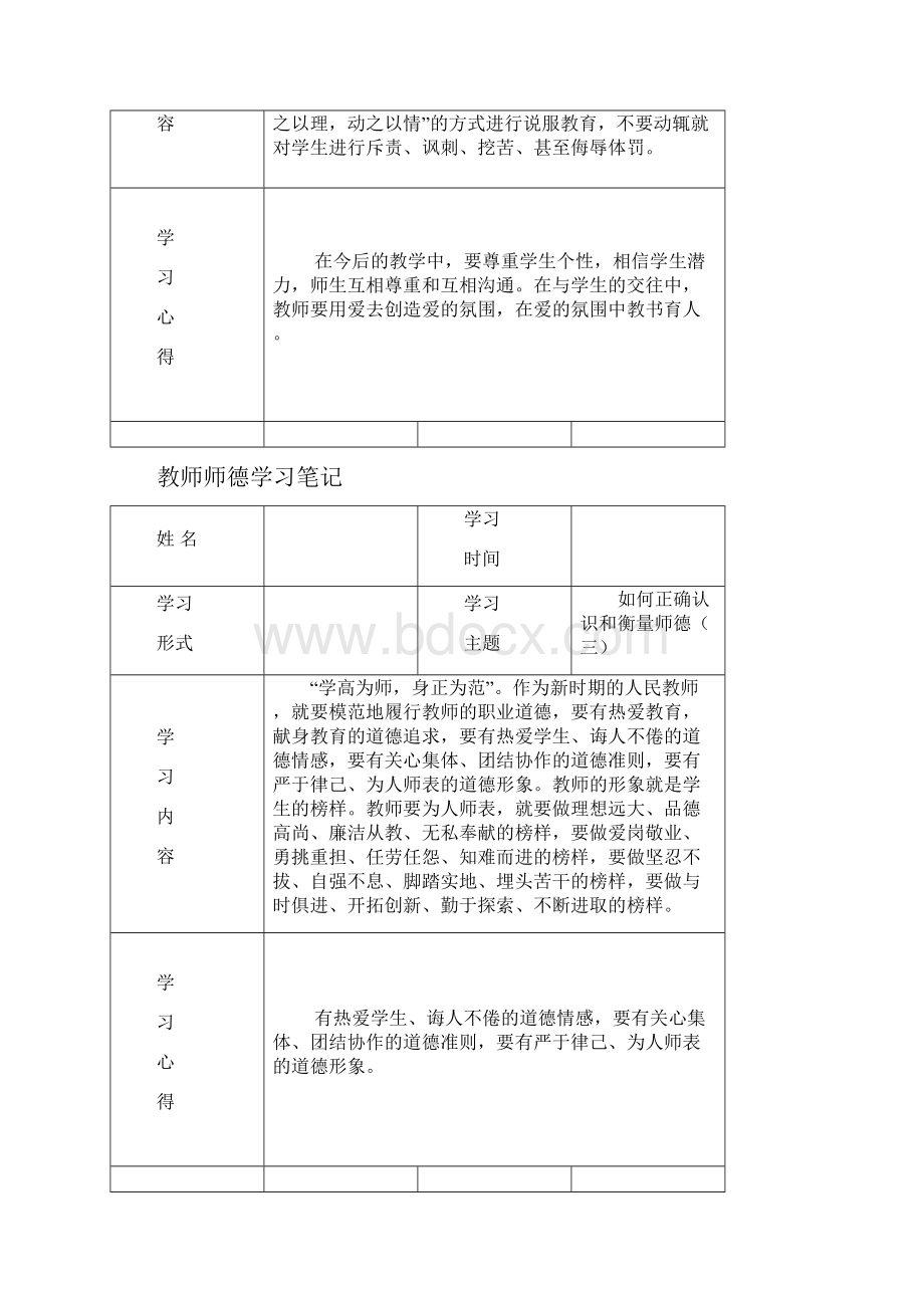 教师师德学习笔记分析.docx_第3页