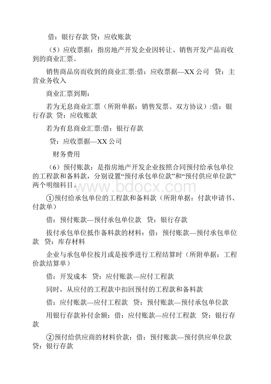 房地产会计处理及会计分录Word下载.docx_第2页