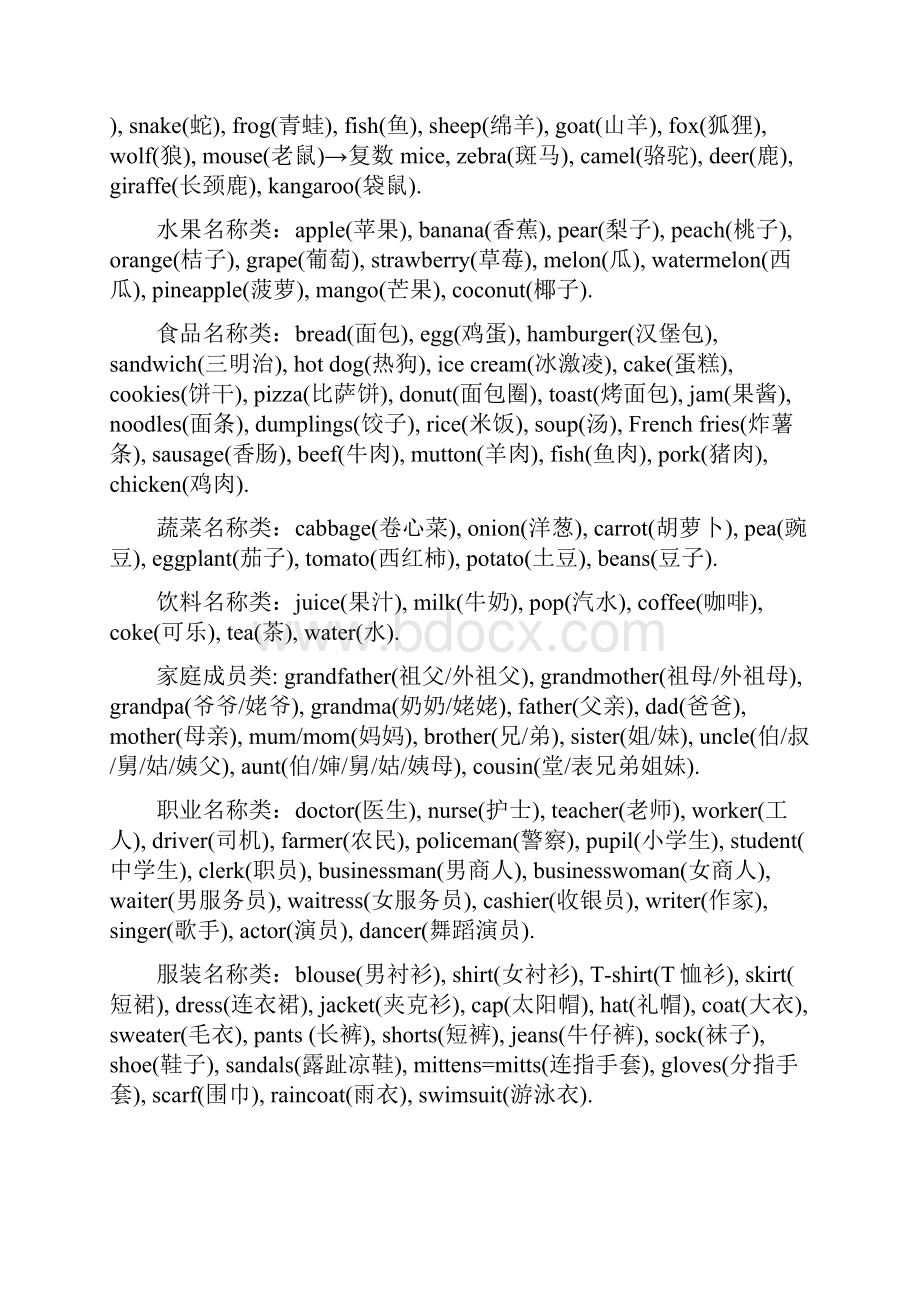 冀教版小学英语总复习资料.docx_第2页