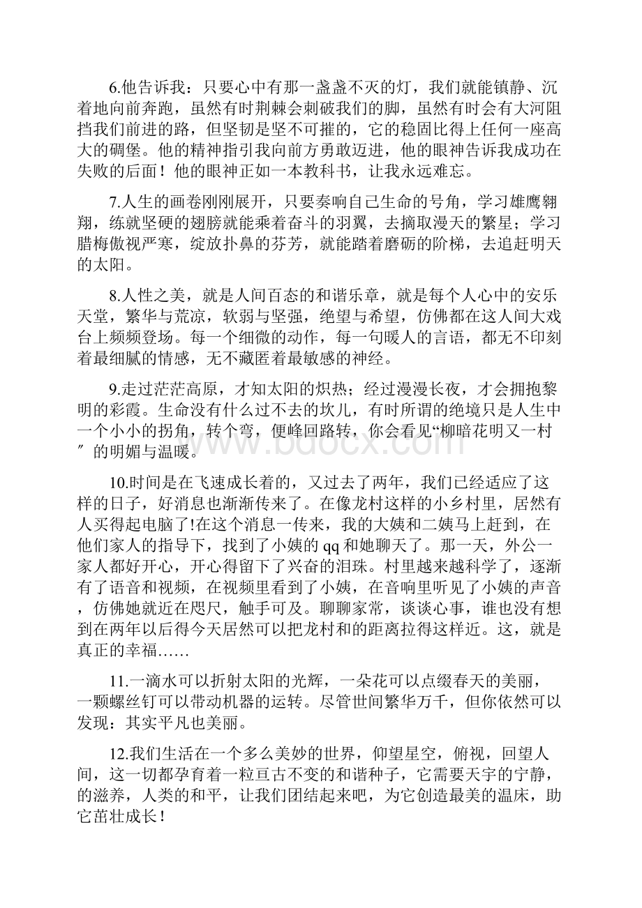 中考满分作文金句.docx_第2页