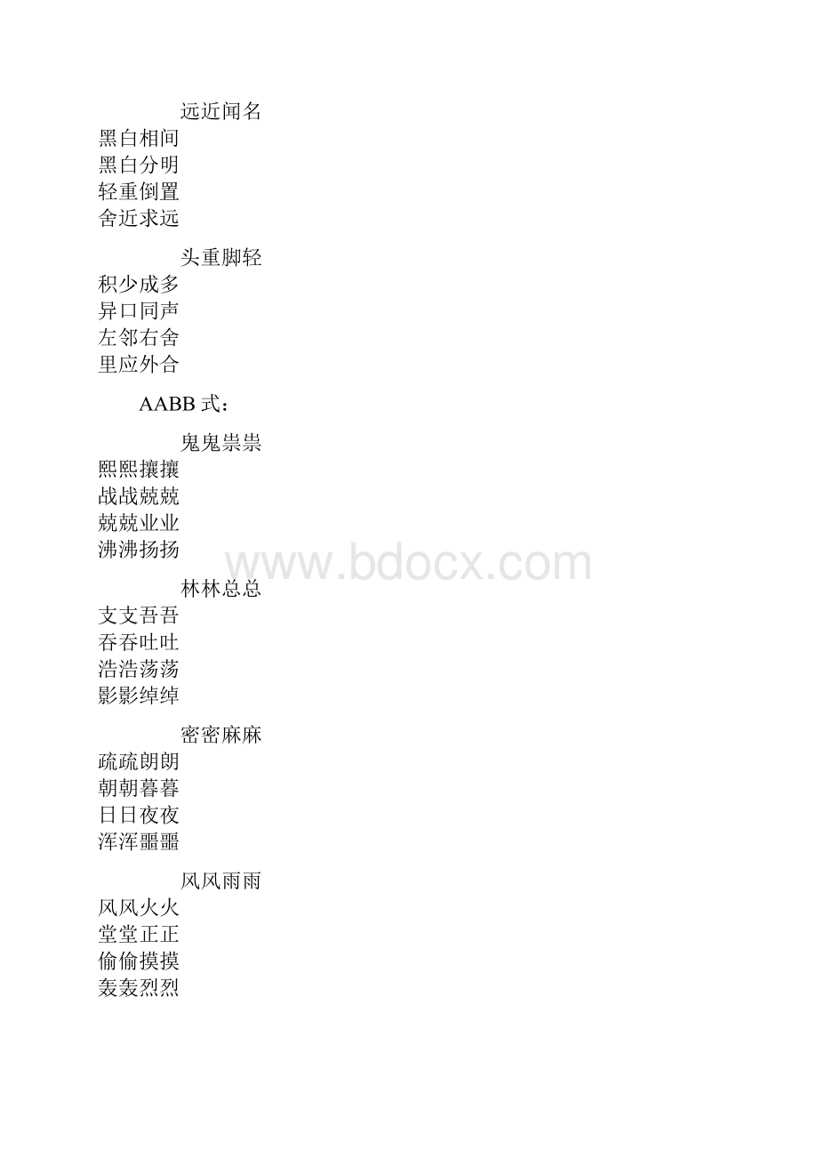 小升初语文知识积累之常用成语归类Word格式.docx_第2页