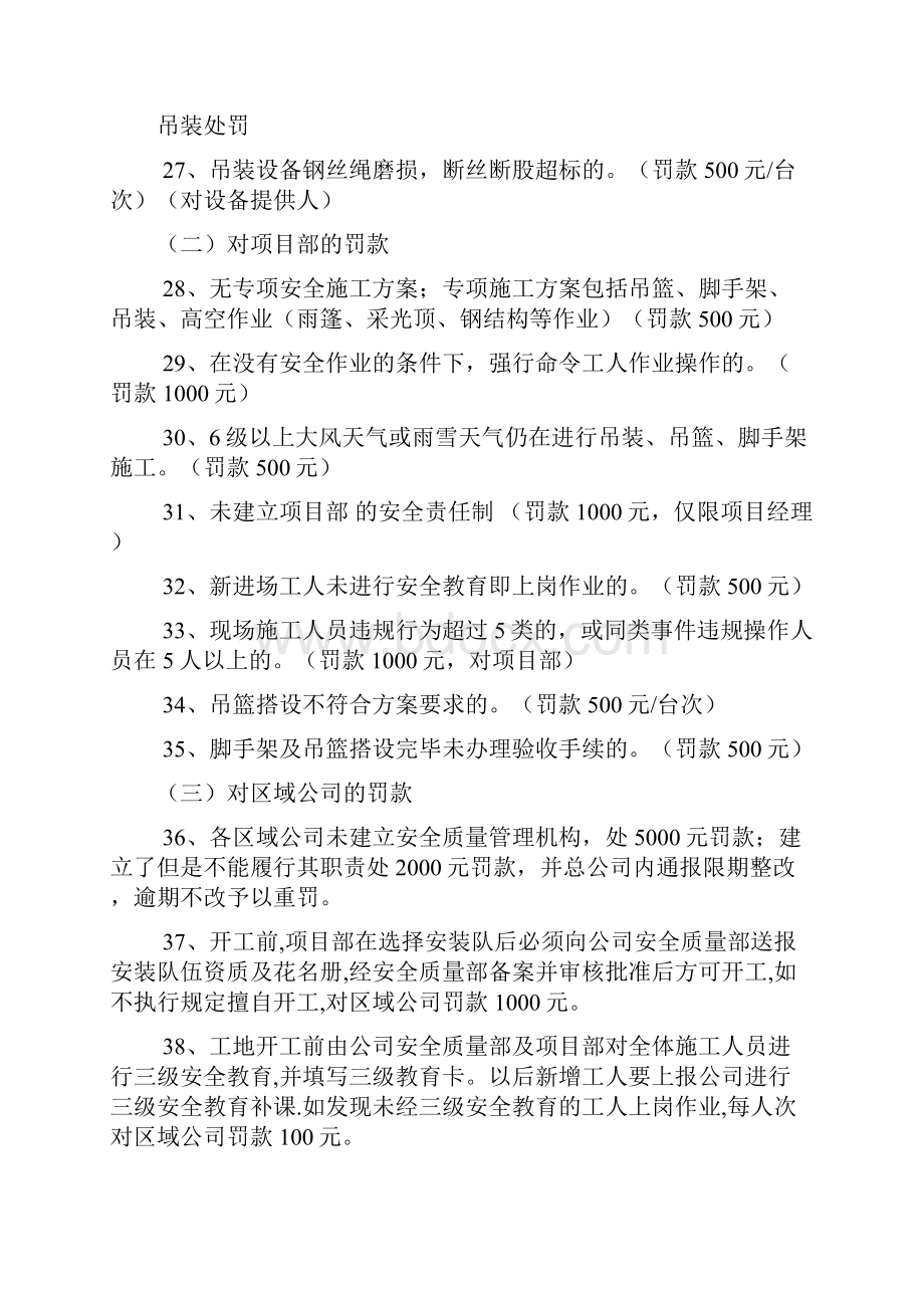 嘉寓股份安全生产监督检查处罚实施细则Word格式.docx_第3页