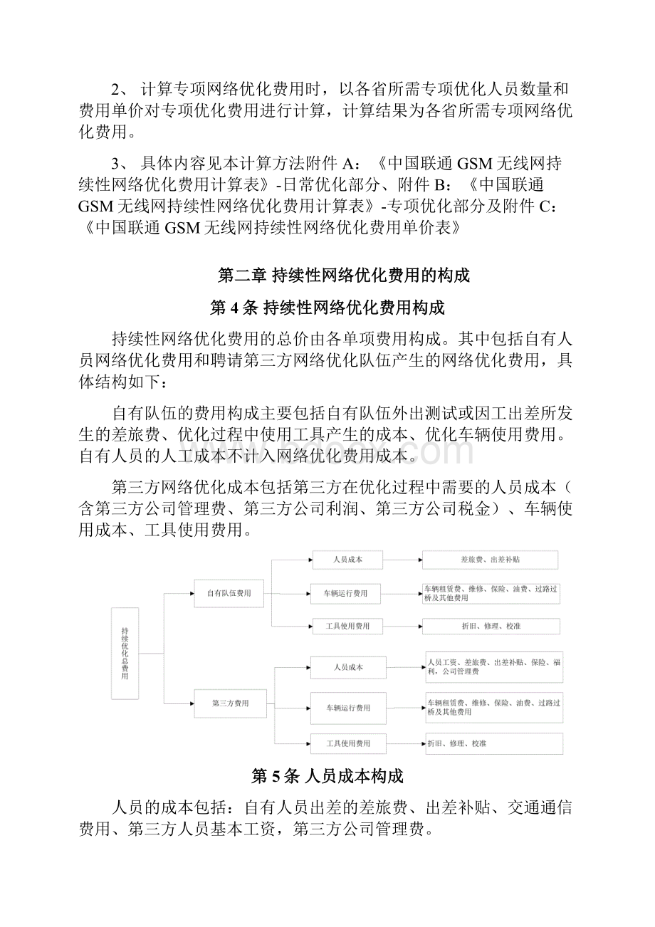 中国联通GSM无线网持续性网络优化费用计算方法.docx_第2页