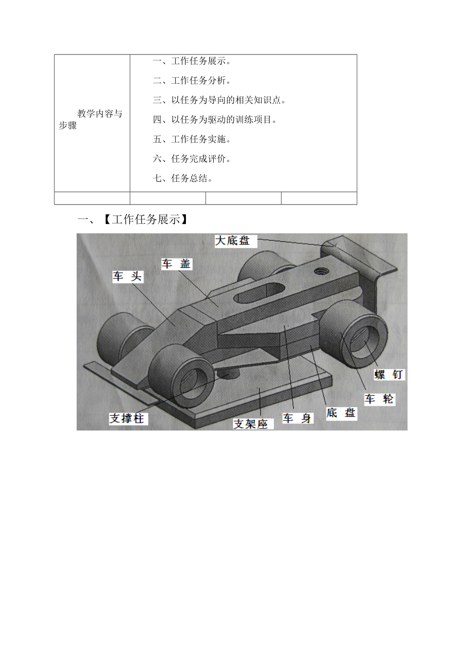 钳工车模加工制作公开课分析.docx_第2页