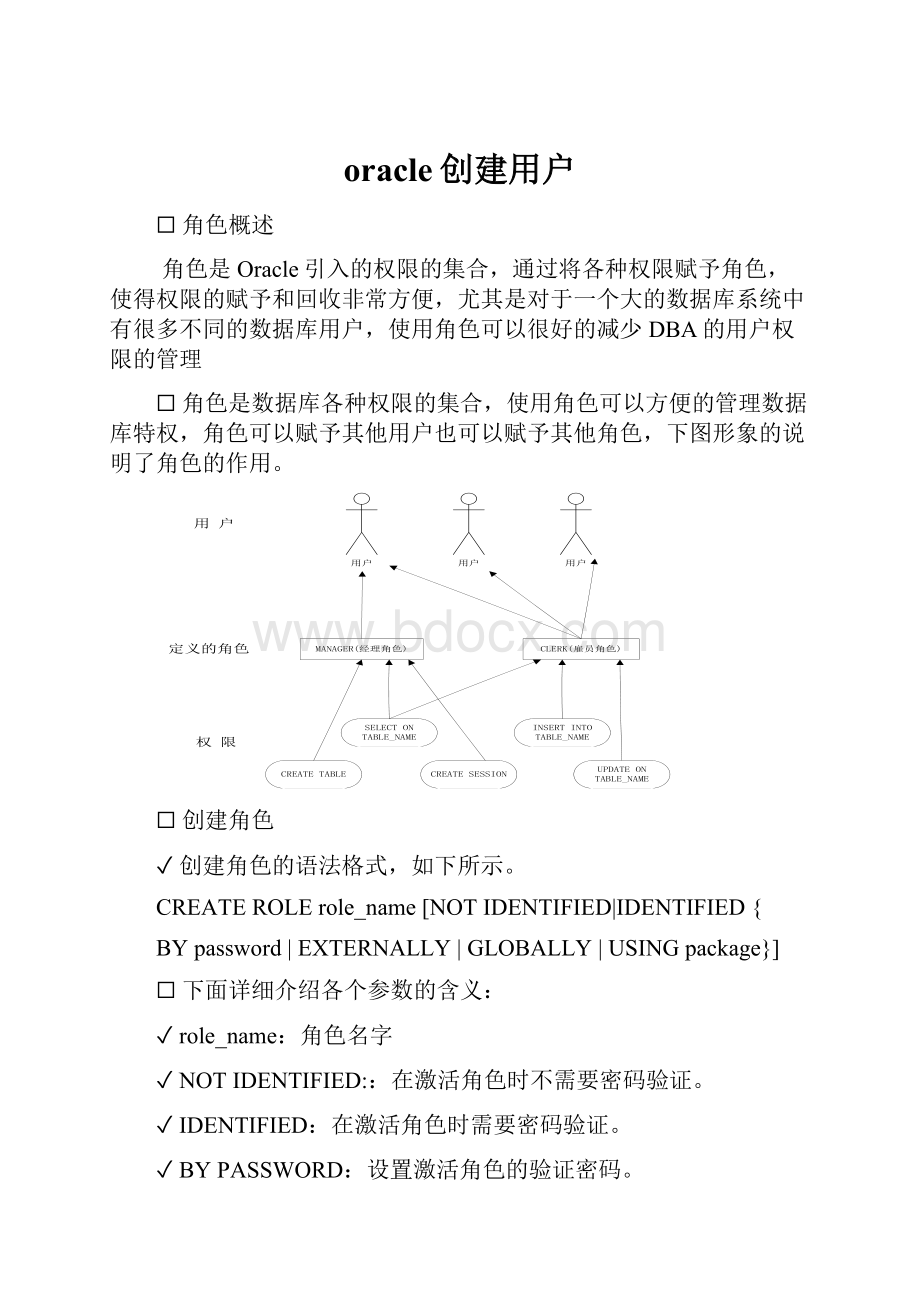 oracle创建用户Word下载.docx_第1页