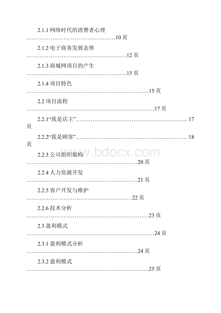 商城网创业计划书.docx_第2页