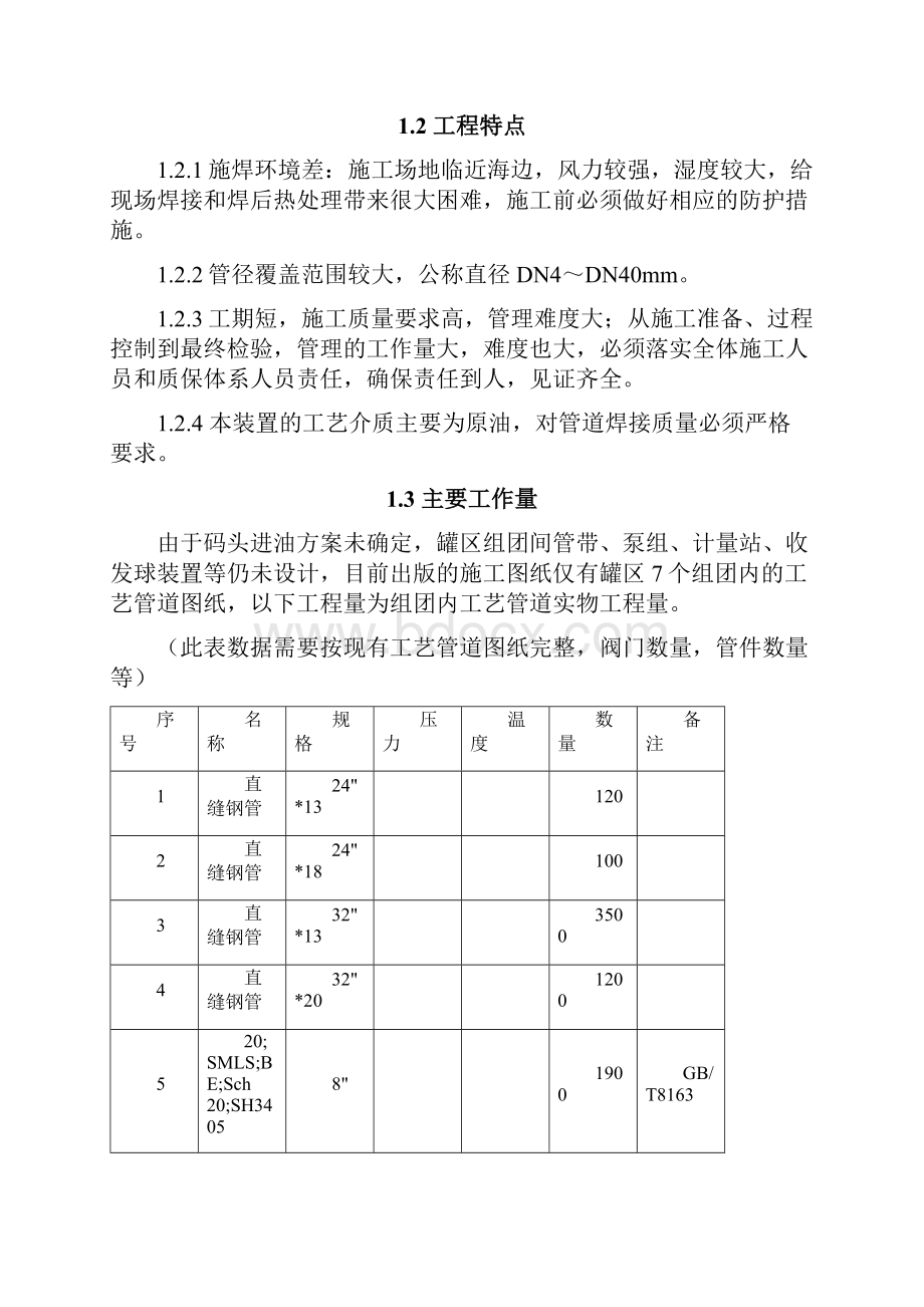 工艺管道焊接施工方案 1127版本之欧阳体创编.docx_第3页