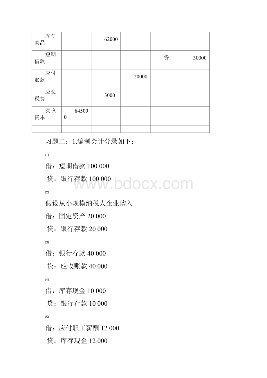 林斌喻均林主编《基础会计学》习题答案修订版江西高校出版社.docx_第3页