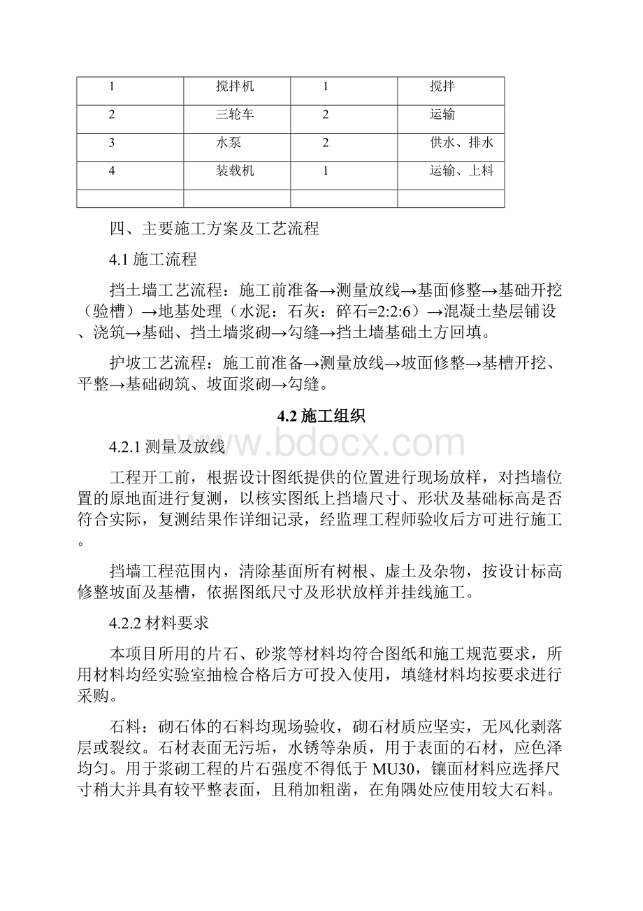 挡土墙施工方案文档格式.docx_第3页